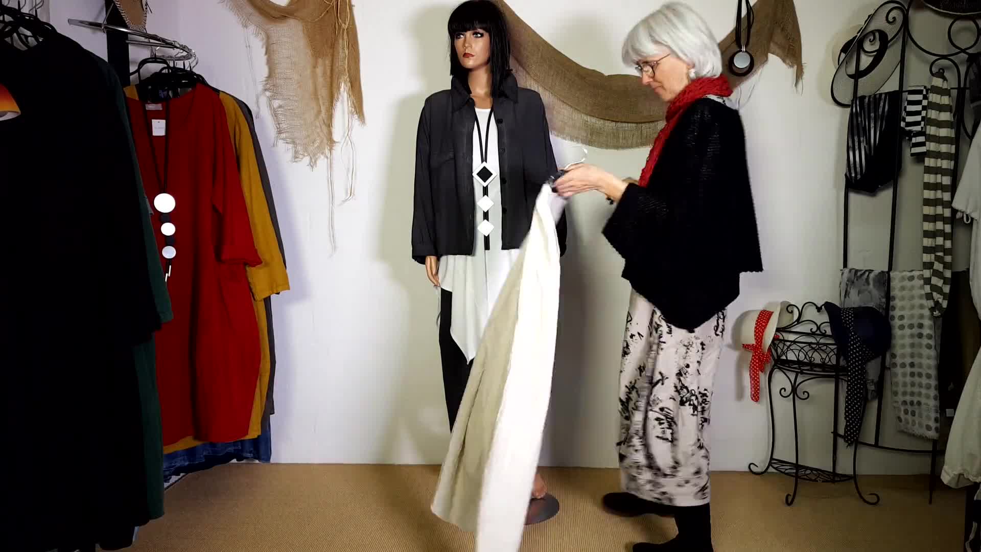 Lagenlook - Naturmode - große Größen - Strickmode - Leinen-Mode