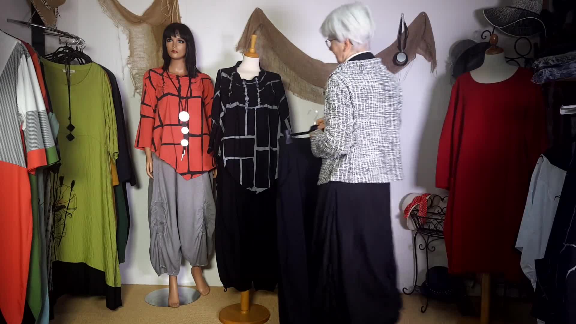 Lagenlook - Naturmode - große Größen - Strickmode - Leinen-Mode