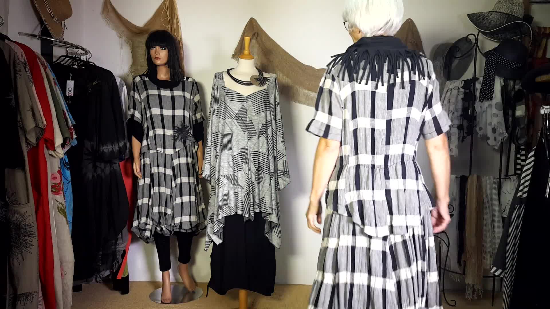 Lagenlook - Naturmode - große Größen - Strickmode - Leinen-Mode