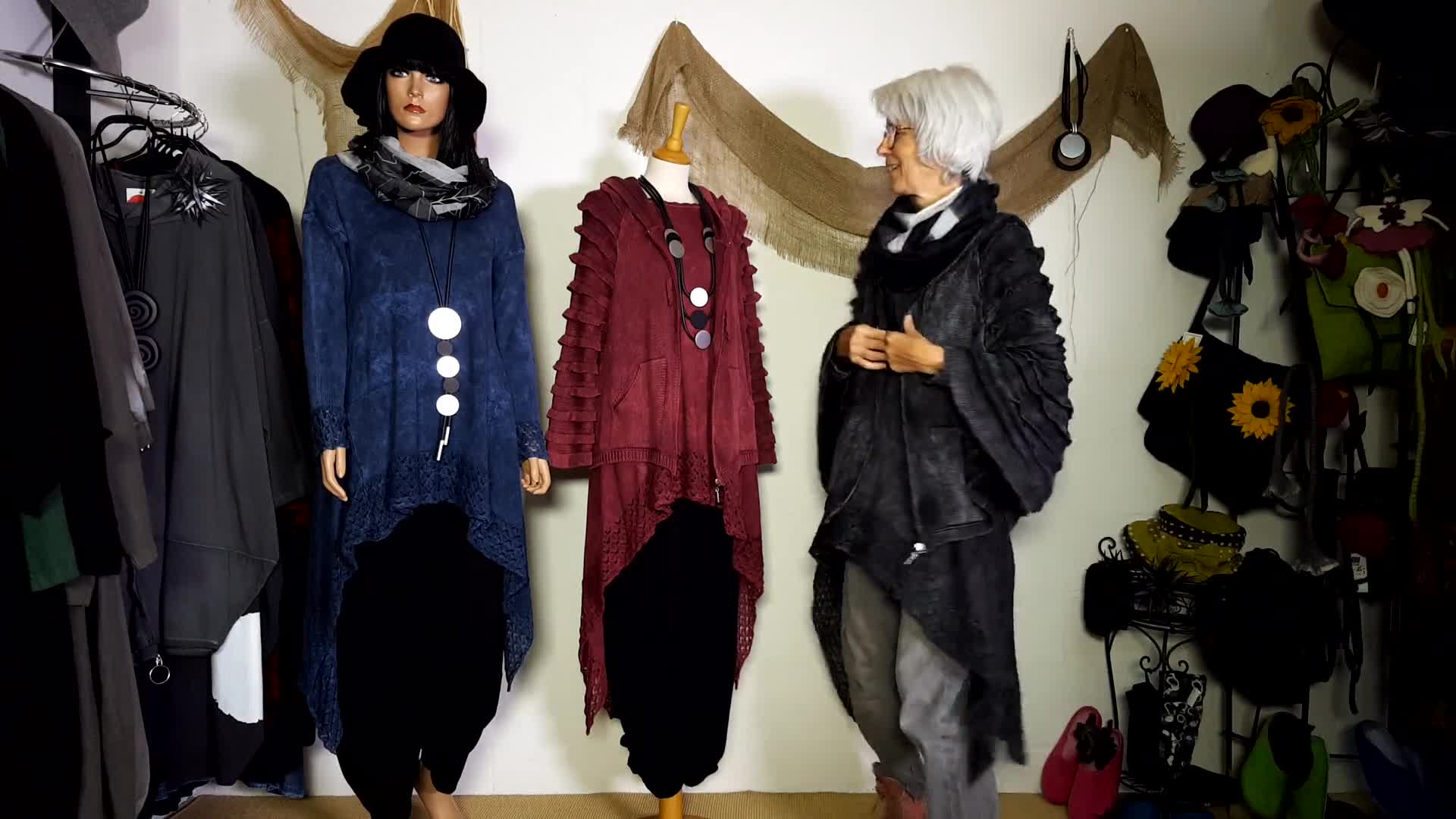 Lagenlook - Naturmode - große Größen - Strickmode - Leinen-Mode