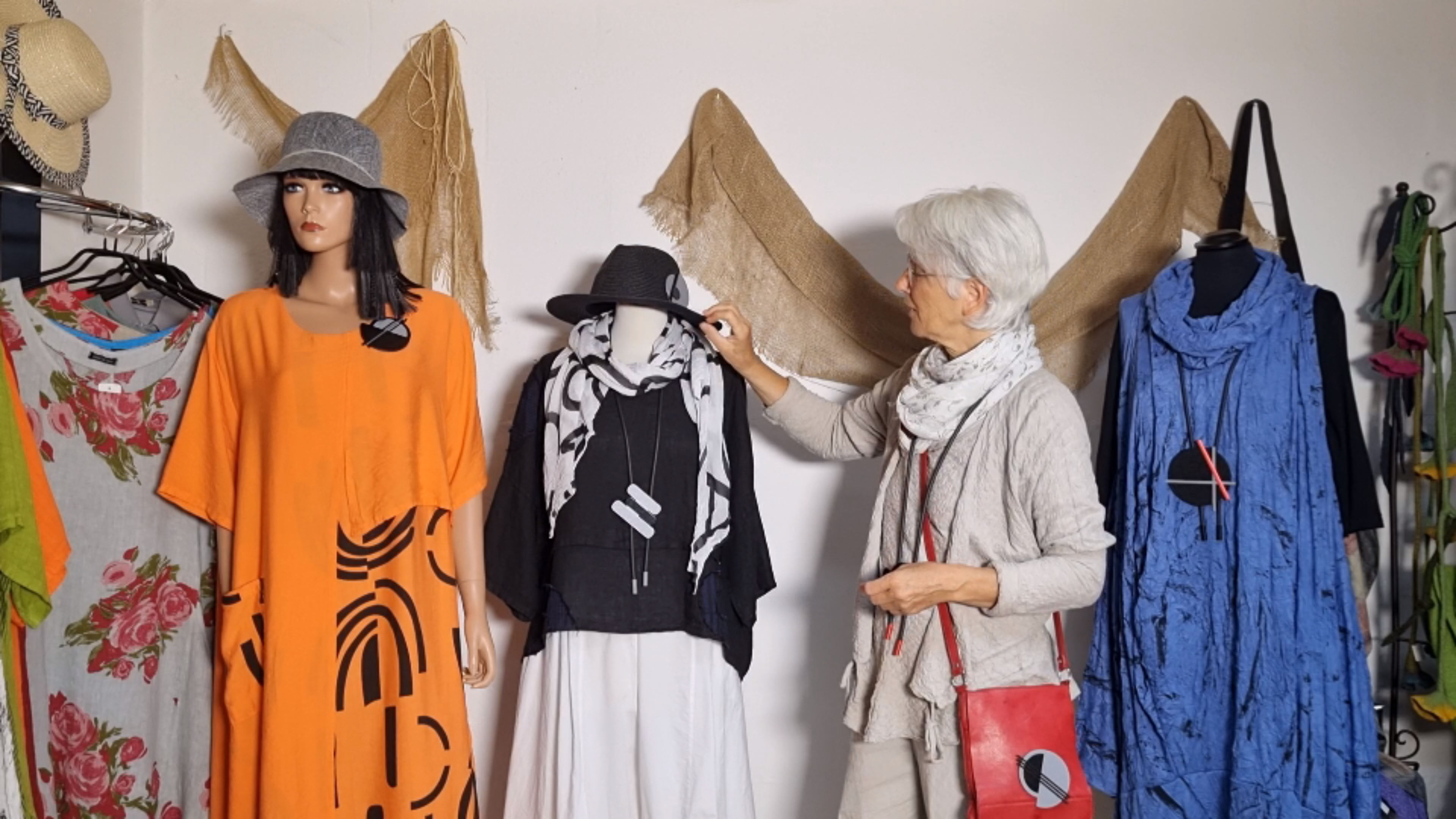 Lagenlook - Naturmode - große Größen - Strickmode - Leinen-Mode
